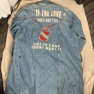 COPY - Long Jean jacket vintage rare